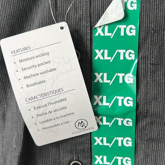 NWT - Cloudveil Button Down Casual Shirt - Picture 10 of 10